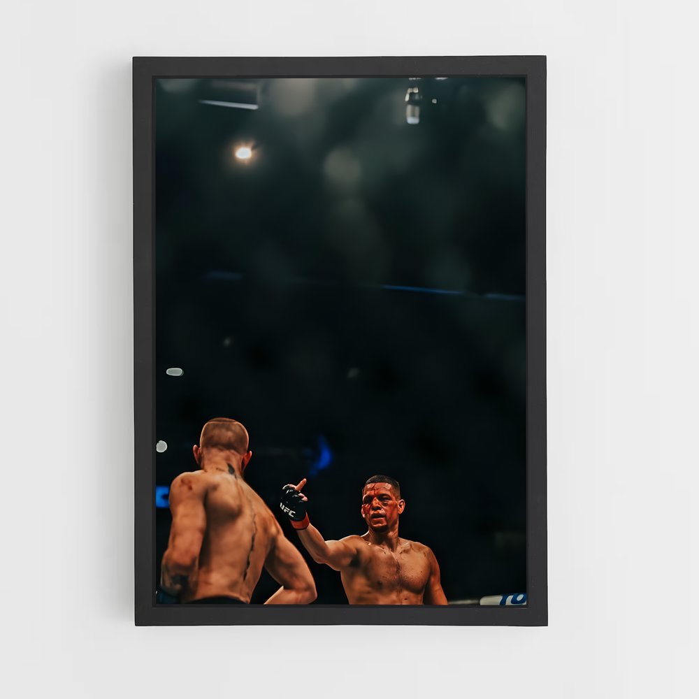 Poster Nate diaz – affiche MMA (vue 2)
